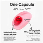 PDRN capsule with niacinamide, hyaluronic acid complex and vegan collagen for skin repair, hydration and barrier strengthening by YOU Skincare